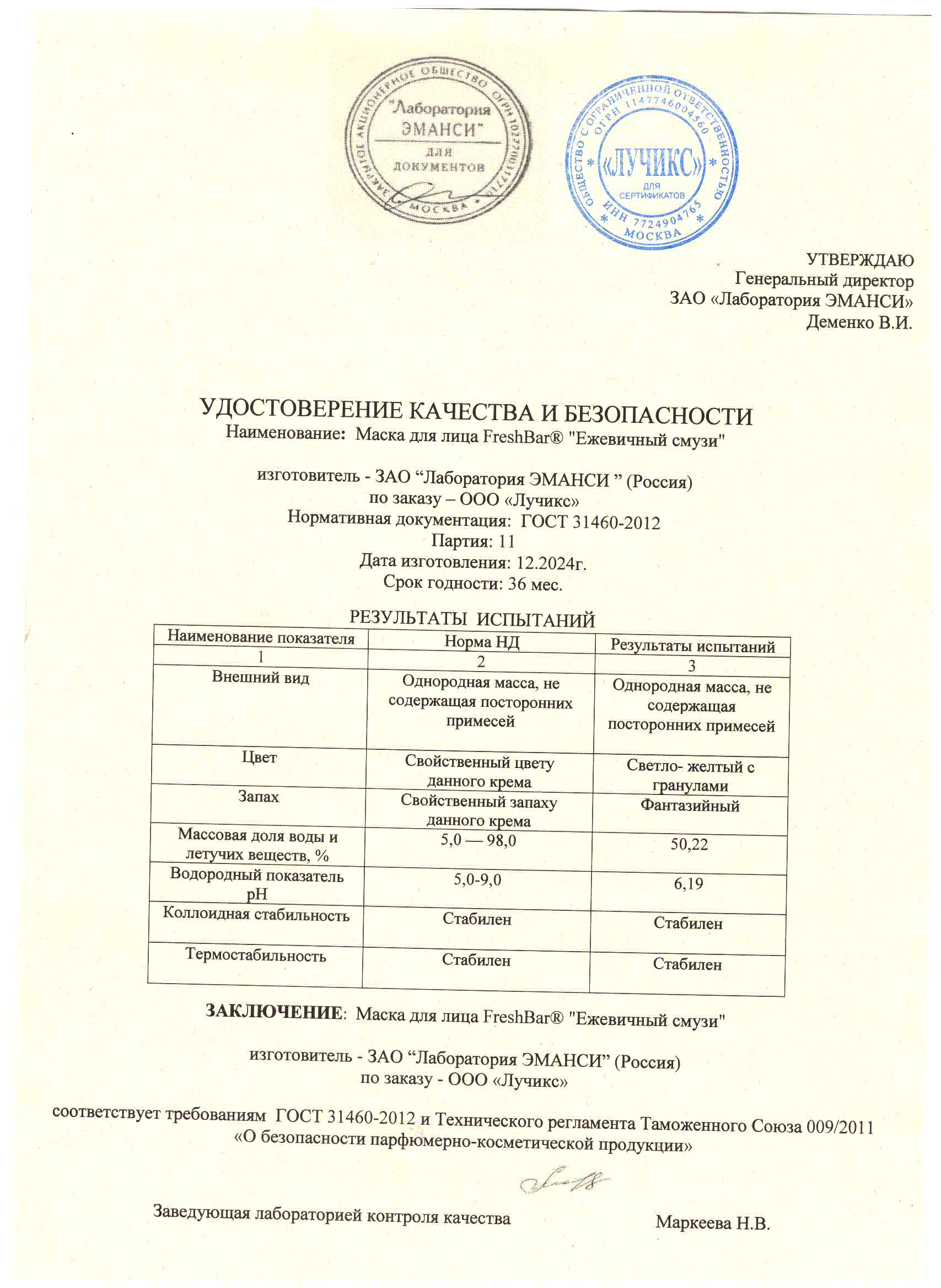 Паспорт №122024